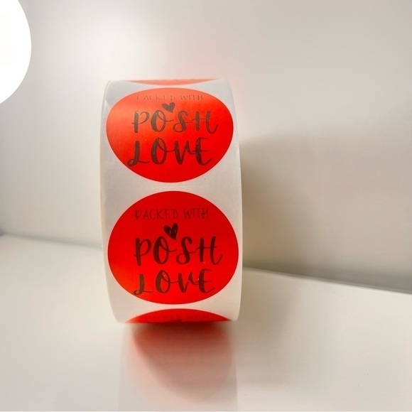 Thank You Stickers for poshmark 2in round  | Shipping Supplies |  NWT​​  100 pac - Picture 8 of 13